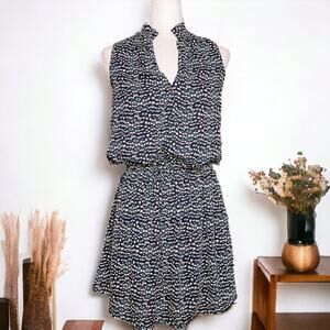 Chelsea28 Ruffle Collar Sleeveless Blouson Dress XS